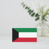 Vlag van Koeweit, vlag van Koeweit Visitekaartje (Staand voorkant)