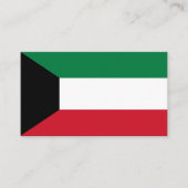 Vlag van Koeweit, vlag van Koeweit Visitekaartje (Voorkant)
