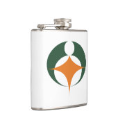 Vlag van Koga, Shiga, Japan Heupfles (Rechts)