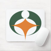 Vlag van Koga, Shiga, Japan Muismat (Met muis)