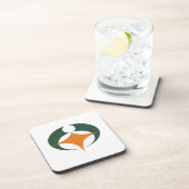 Vlag van Koga, Shiga, Japan Onderzetter (Rechterzijde)