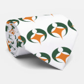 Vlag van Koga, Shiga, Japan Stropdas (Opgerold)