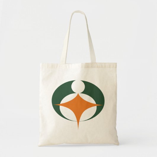 Vlag van Koga, Shiga, Japan Tote Bag (Voorkant)