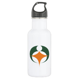 Vlag van Koga, Shiga, Japan Waterfles