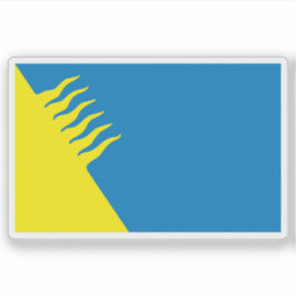 Vlag van Kohtla-Järve, Estland Sticker