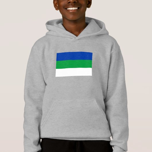Vlag van Komi Republiek (Voorkant)