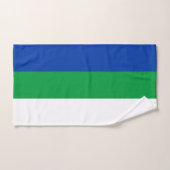 Vlag van Komi Republiek Bad Handdoek (Handdoek)