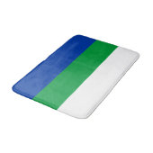 Vlag van Komi Republiek Badmat (Gekanteld)