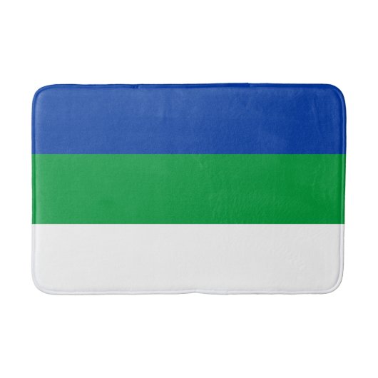 Vlag van Komi Republiek Badmat (Voorkant)