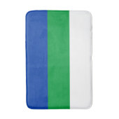 Vlag van Komi Republiek Badmat (Voorkant Verticaal)