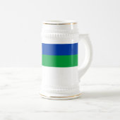 Vlag van Komi Republiek Bierpul (Voorkant rechts)