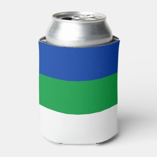 Vlag van Komi-republiek Blikjeskoeler (Blikje Voorkant)
