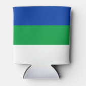 Vlag van Komi-republiek Blikjeskoeler (Voorkant)