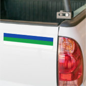 Vlag van Komi Republiek Bumpersticker (Op Truck)
