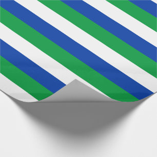 Vlag van Komi-republiek Cadeaupapier
