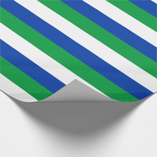 Vlag van Komi-republiek Cadeaupapier (Hoek)