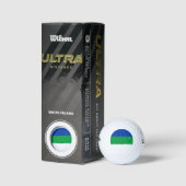 Vlag van Komi Republiek Golfballen (Verpakking)