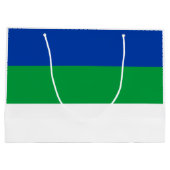 Vlag van Komi Republiek Groot Cadeauzakje (Achterkant)