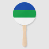 Vlag van Komi Republiek Handwaaier (Achterkant)