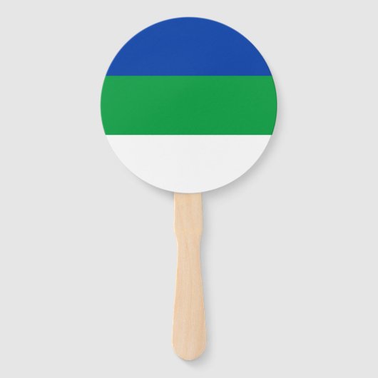 Vlag van Komi Republiek Handwaaier (Voorkant)