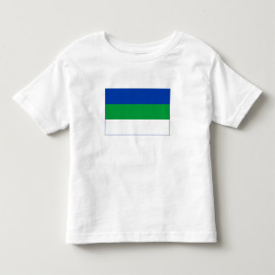 Vlag van Komi Republiek Kinder Shirts