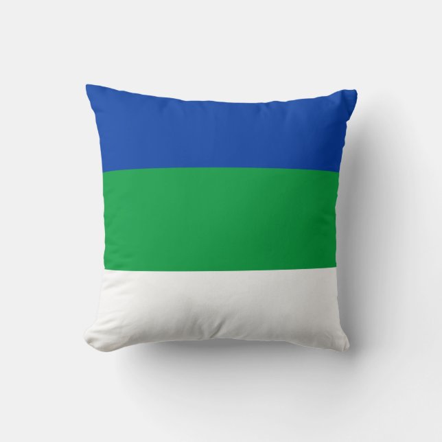 Vlag van Komi Republiek Kussen (Voorkant)