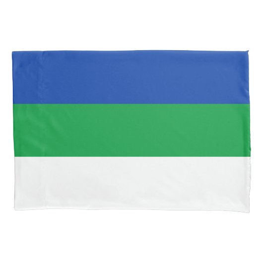 Vlag van Komi Republiek Kussensloop (Voorkant)