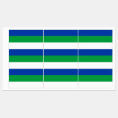 Vlag van Komi Republiek Labels (Vel)