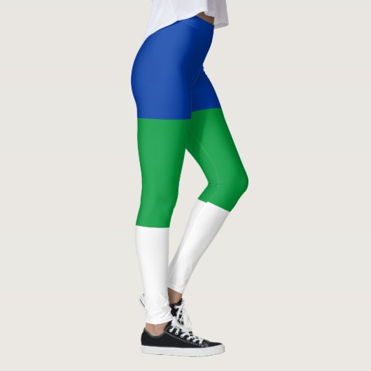 Vlag van Komi Republiek Leggings (Rechts)