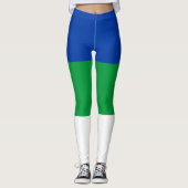 Vlag van Komi Republiek Leggings (Voorkant)
