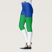 Vlag van Komi Republiek Leggings (Links)