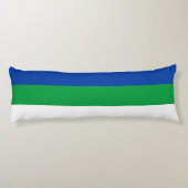 Vlag van Komi Republiek Lichaamskussen (Achterkant)
