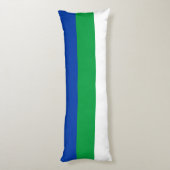 Vlag van Komi Republiek Lichaamskussen (Achterkant (Verticaal))