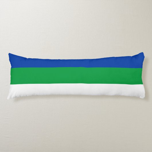 Vlag van Komi Republiek Lichaamskussen (Voorkant)