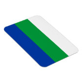 Vlag van Komi Republiek Magneet (Rechterzijde)