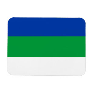 Vlag van Komi Republiek Magneet