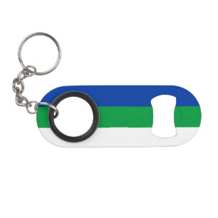 Vlag van Komi Republiek Mini Flessenopener