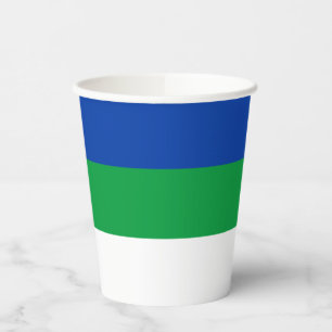 Vlag van Komi Republiek Papieren Bekers