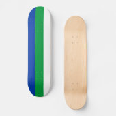 Vlag van Komi Republiek Persoonlijk Skateboard (Voorkant)