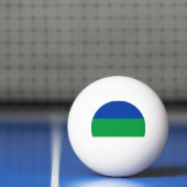 Vlag van Komi Republiek Pingpongbal (Net)