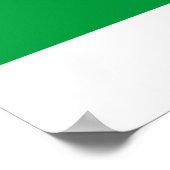 Vlag van Komi Republiek Poster (Hoek)