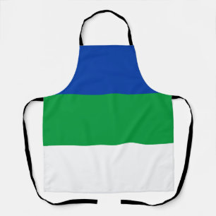Vlag van Komi Republiek Schort