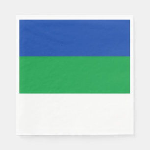 Vlag van Komi Republiek Servet