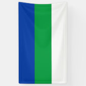 Vlag van Komi Republiek Spandoek (Verticaal)