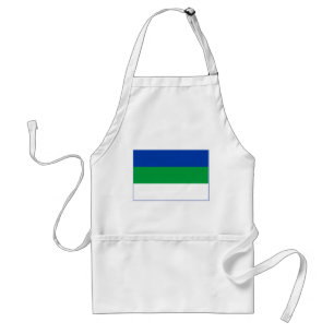 Vlag van Komi Republiek Standaard Schort