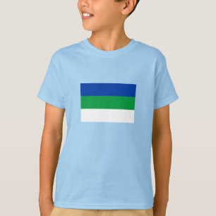 Vlag van Komi-republiek T-shirt