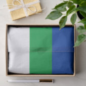 Vlag van Komi Republiek Tissuepapier (Geschenk)