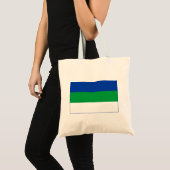 Vlag van Komi Republiek Tote Bag (Voorkant (product))
