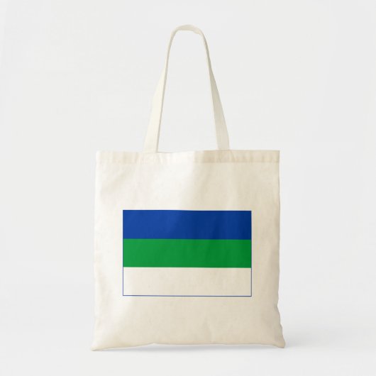 Vlag van Komi Republiek Tote Bag (Voorkant)