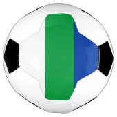 Vlag van Komi Republiek Voetbal (Gedraaid)